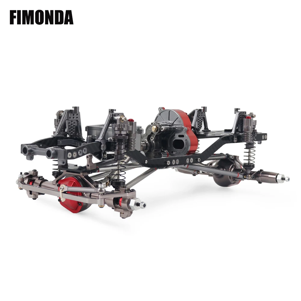 Robot Car Kit - FIMONDA-هيكل معدني زاحف RC 1/10 ،