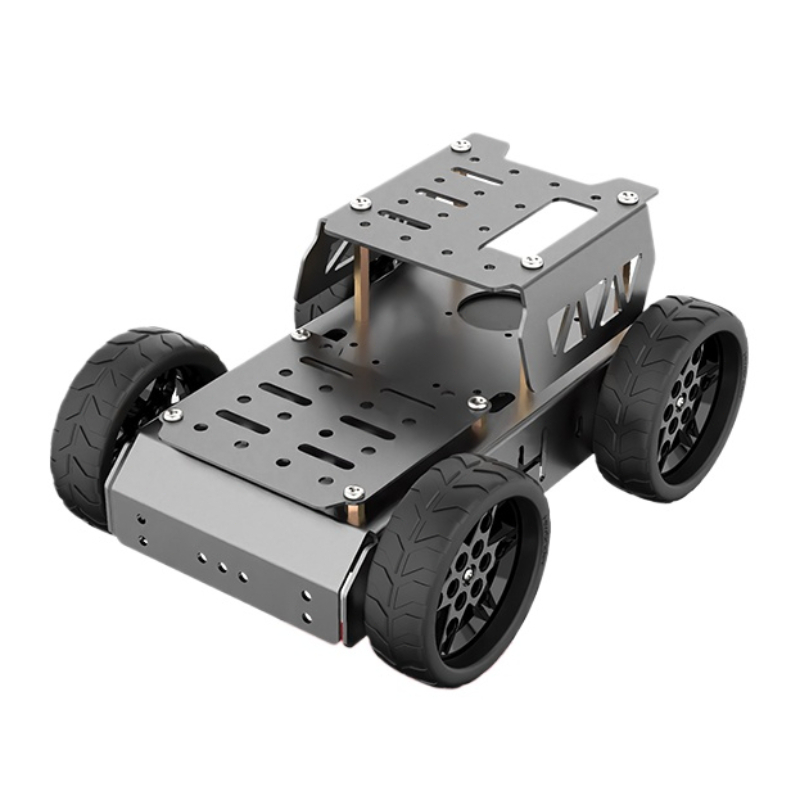 Tracked Robot Chassis - عربة كهربائية بأربع عجلات بإطار من