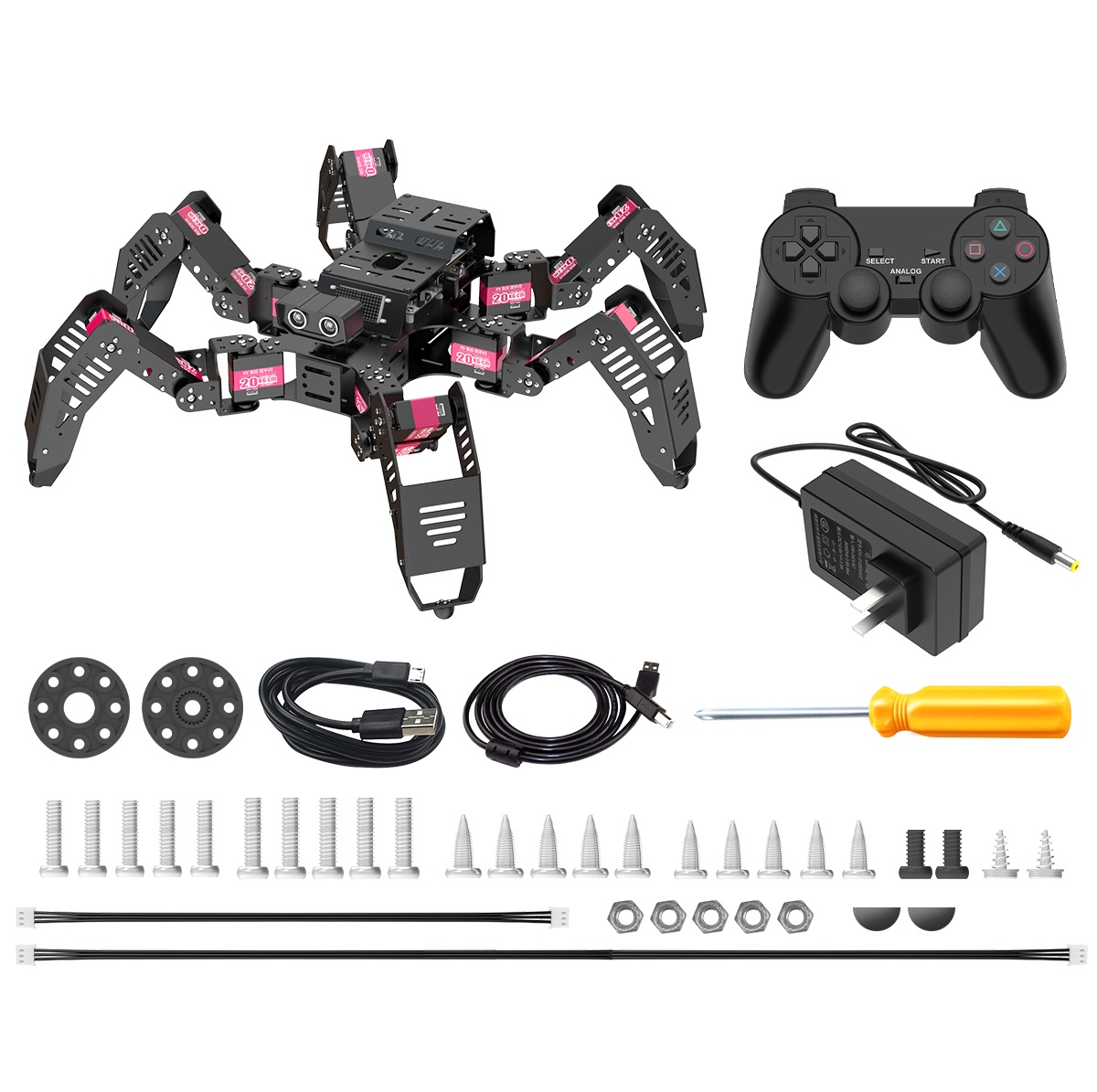 Robotics Kit - روبوت سبايدربوت القابل للبرمجة من هيووندر،