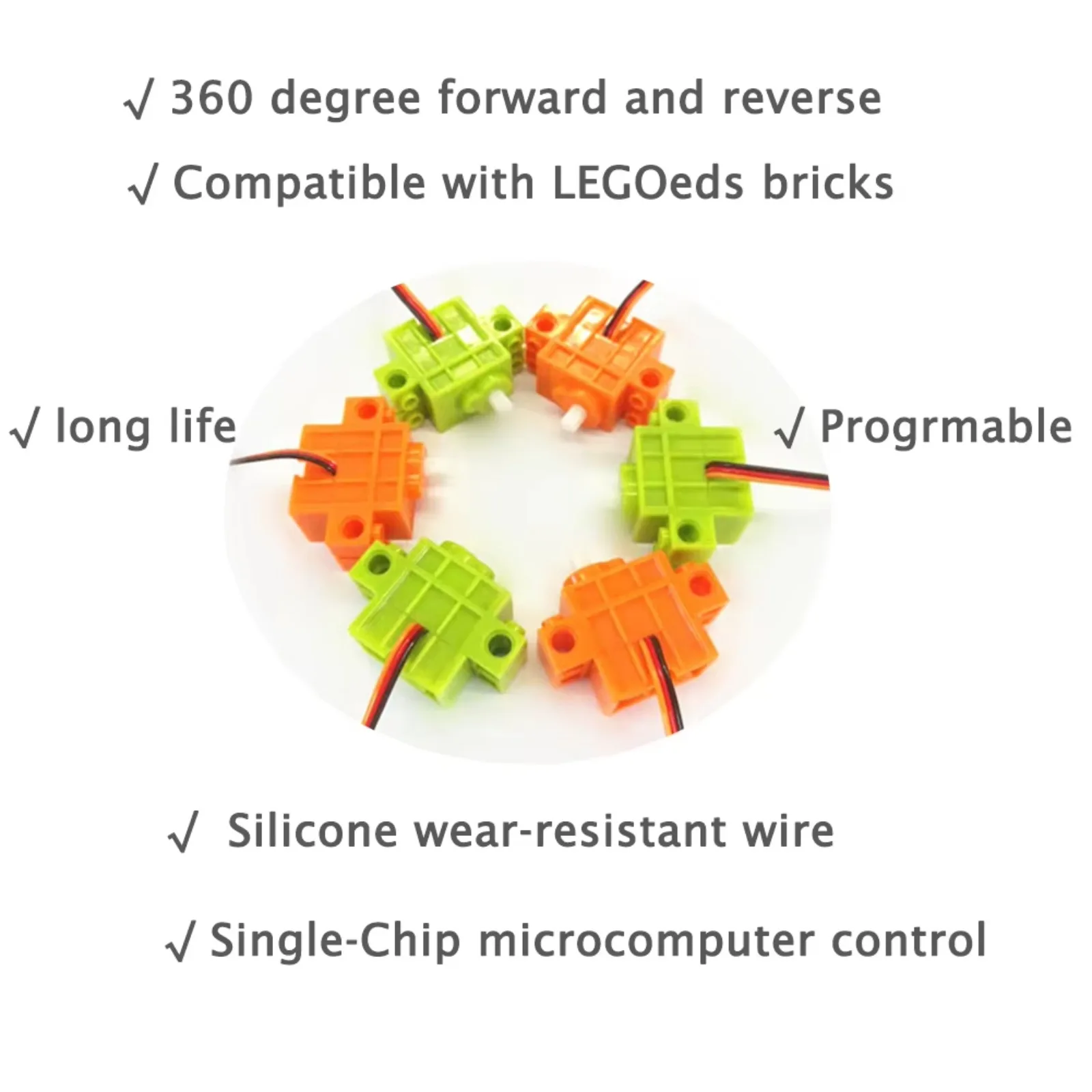 Microbit Robot - 4 قطع من محركات 