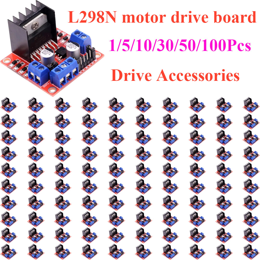 Motor Driver L298N - 1-100 قطعة لوحة تحكم محرك خطوي