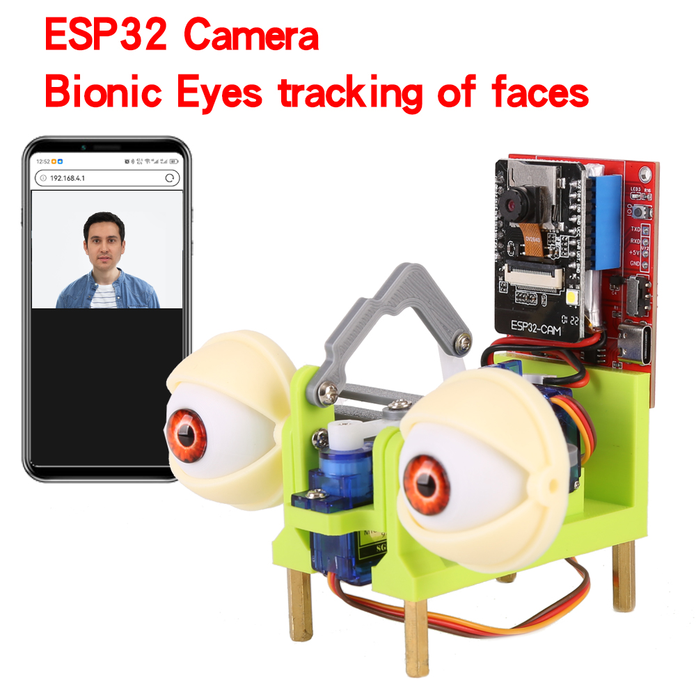 Robotics Kit - WatchEye ESP32 كاميرا بيونيك عيون تتبع