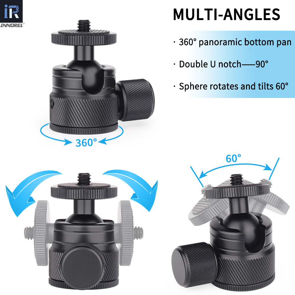 رأس كروي صغير-INNOREL C19 CNC  - مراجعة Pan Tilt Bracket وسعره