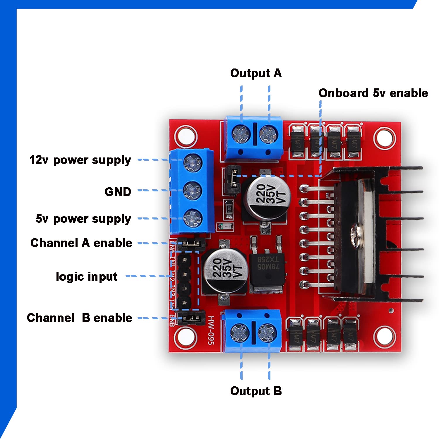 L298N لوحة تحكم محرك المحرك تي - مراجعة Motor Driver L298N وسعره