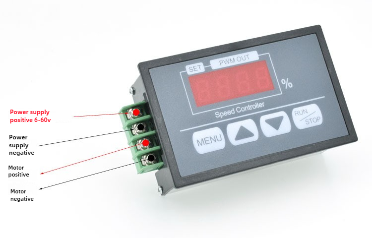 تيار مستمر 6-60 فولت 30A وحدة  - مراجعة Dc Motor 12V وسعره