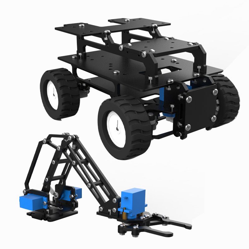الاكريليك 4WD سيارة روبوت موتو - مراجعة Tracked Robot Chassis وسعره
