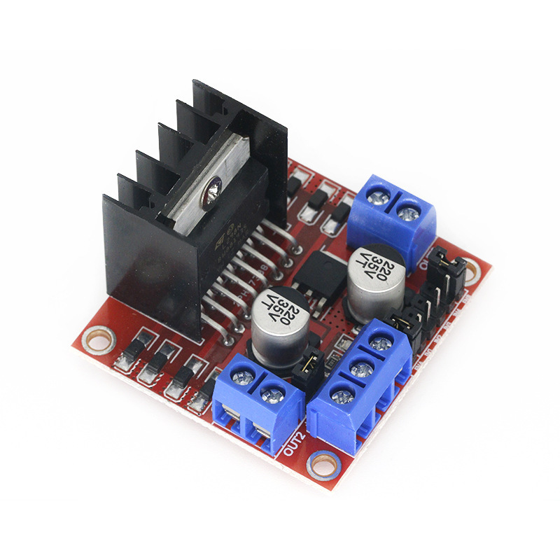 1-100 قطعة لوحة تحكم محرك خطوي - مراجعة Motor Driver L298N وسعره