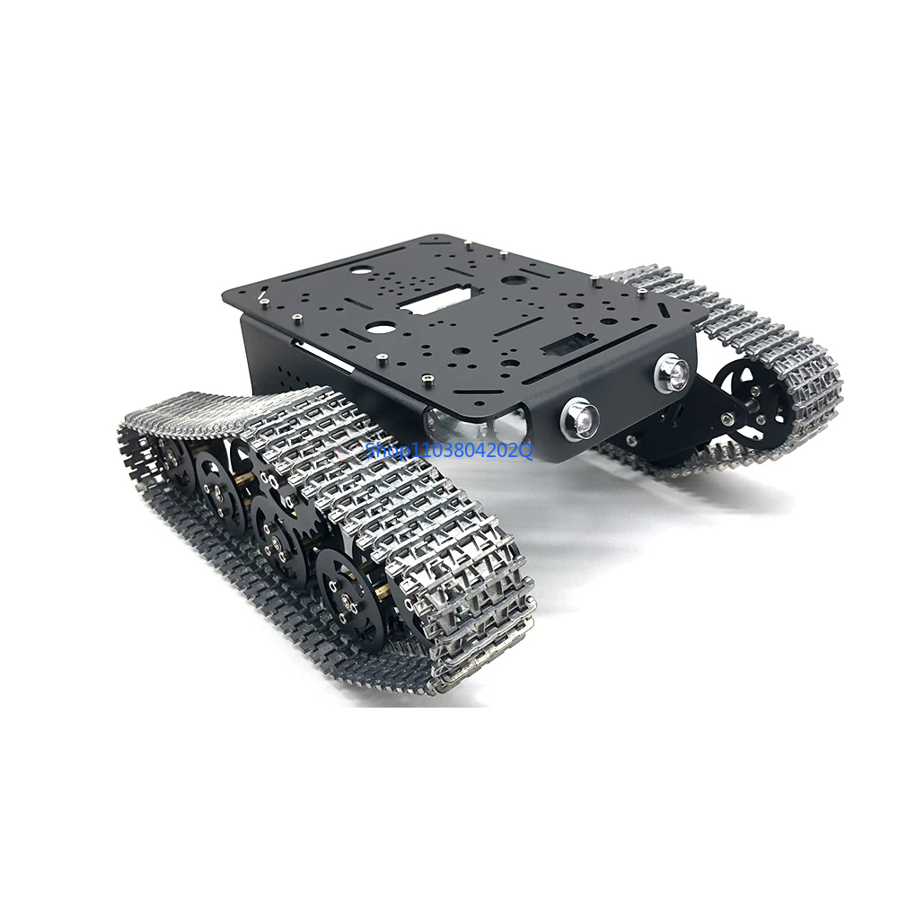 هيكل سيارة ذكية T300 معدني بال - مراجعة Robot Chassis وسعره