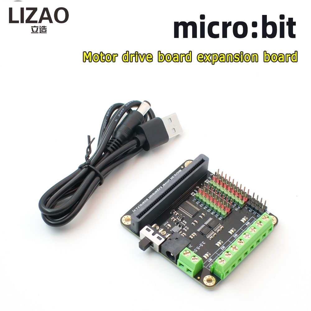 لوحة توسعة لتشغيل المحركات من  - مراجعة Microbit Robot وسعره