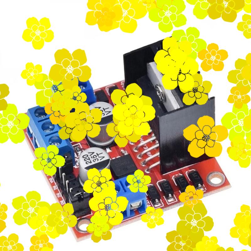 1/2/5 قطعة L298N لوحة للقيادة  - مراجعة Motor Driver L298N وسعره