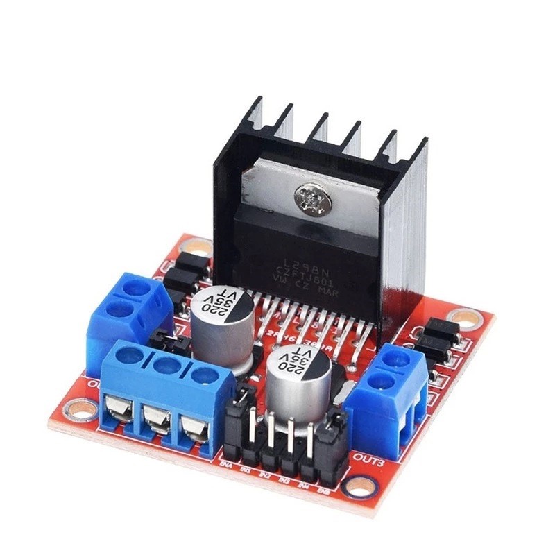 1/2/5 قطعة L298N لوحة للقيادة  - مراجعة Motor Driver L298N وسعره