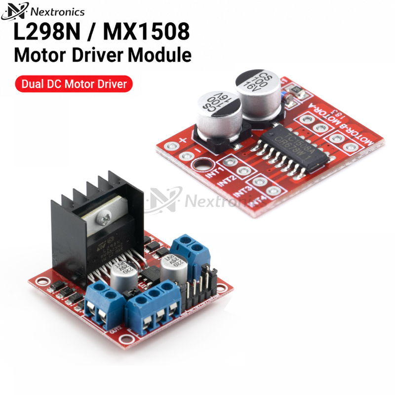 وحدة تحكم بمحرك تيار مستمر MX1 - مراجعة Motor Driver L298N وسعره
