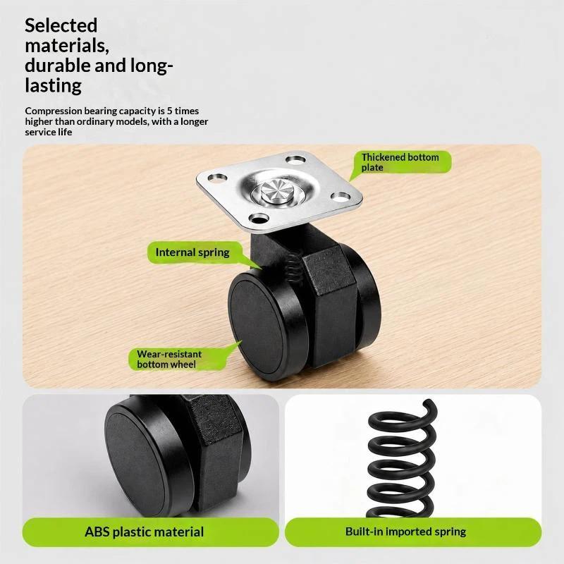 عجلات دوارة ذاتية القفل تعمل ب - مراجعة Caster Wheel وسعره