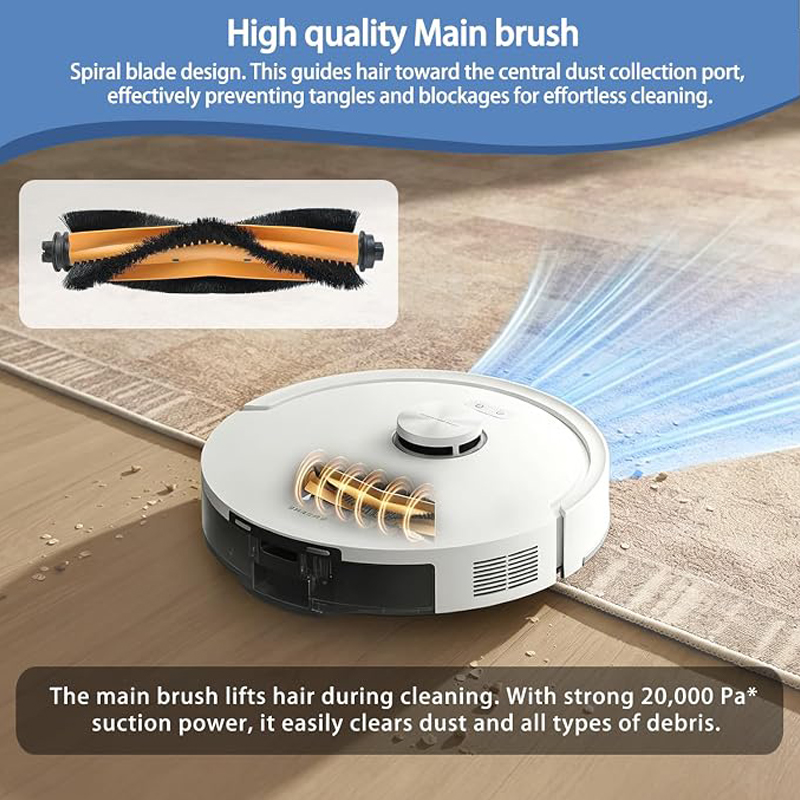ملحقات مكنسة دريمي D20 Air Plu - مراجعة Robot Vacuum وسعره