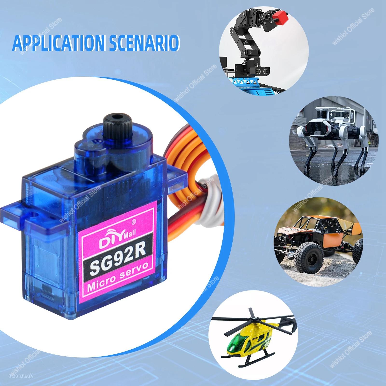SG92R محرك سيرفو صغير 4.8-6 فو - مراجعة Servo Pan Tilt وسعره