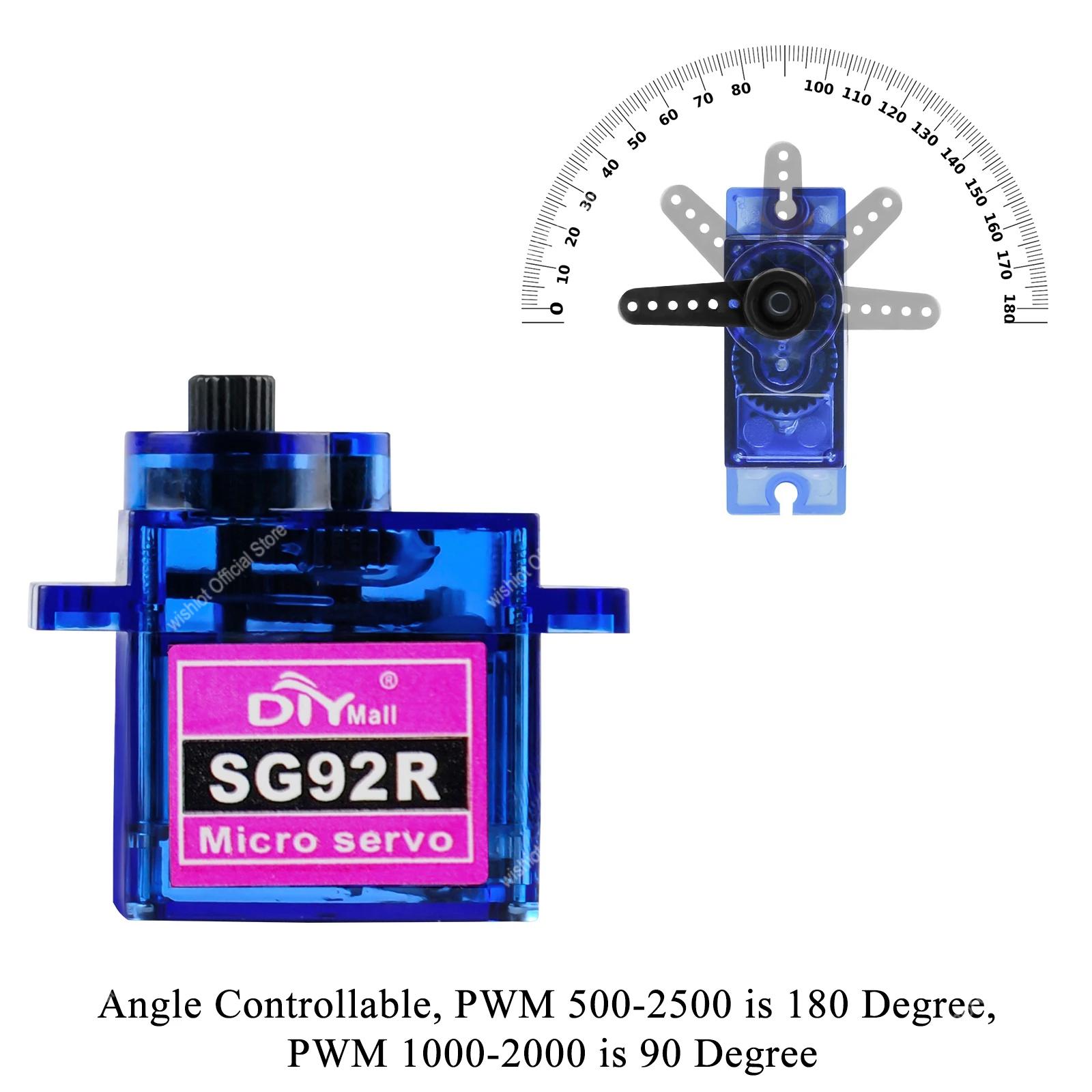 SG92R محرك سيرفو صغير 4.8-6 فو - مراجعة Servo Pan Tilt وسعره