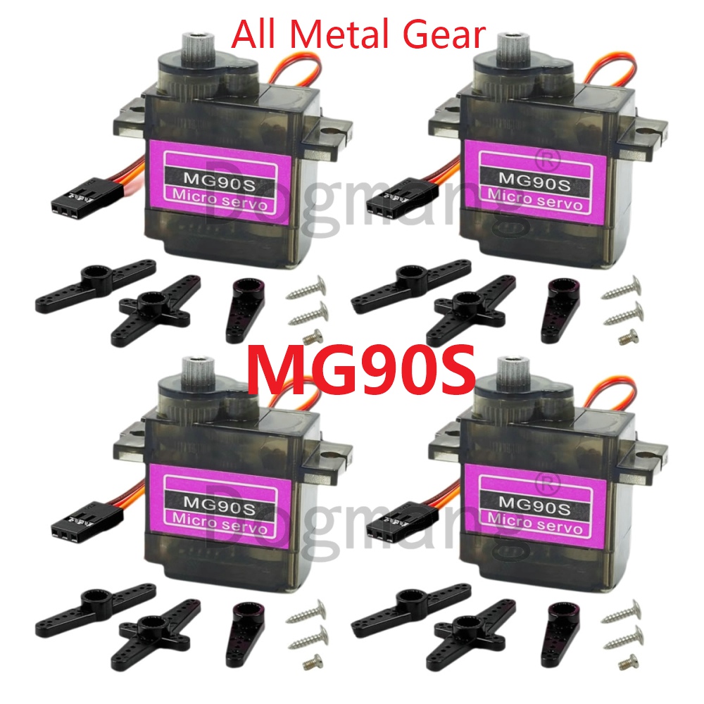 MG90S سيرفو 1/2/4/10/20/50 قطع - مراجعة Sg90 Servo وسعره