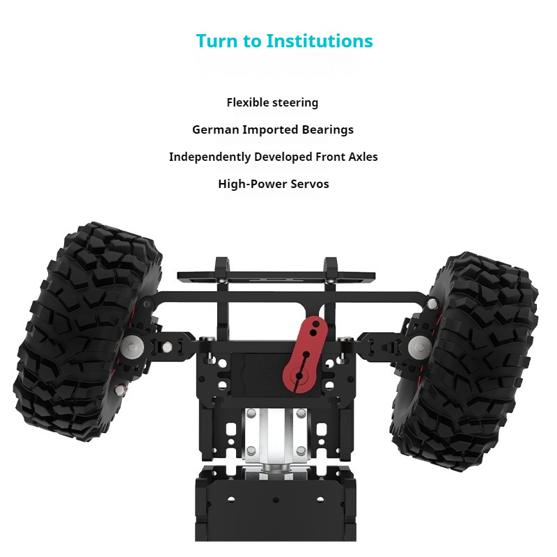هيكل أكرمان/سيارة ذكية/توجيه ت - مراجعة Tracked Robot Chassis وسعره