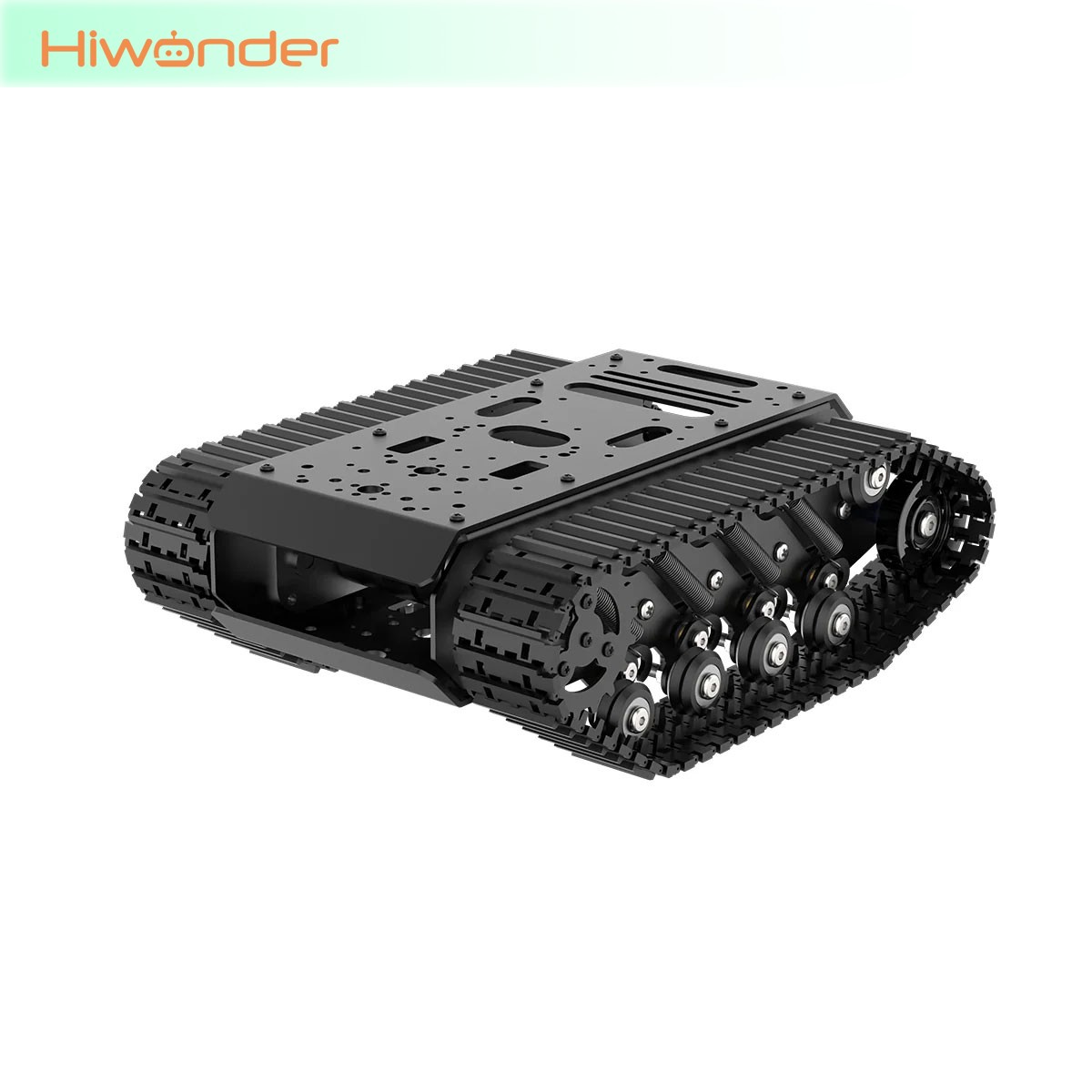 هيكل روبوت دبابة مجنزرة من Hiw - مراجعة Tracked Robot Chassis وسعره