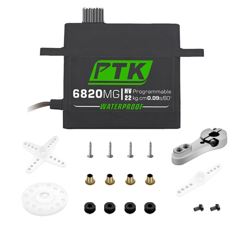 PTK سيرفو ميتال جير 20 كجم 30  - مراجعة Sg90 Servo وسعره