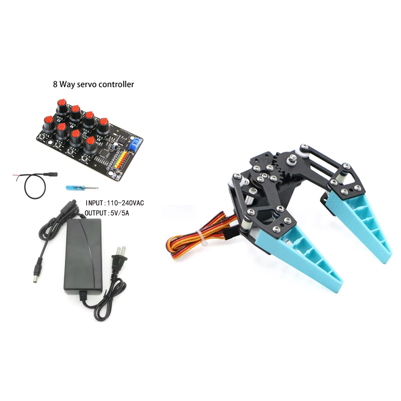 ذراع ميكانيكي بيونيك مع مخلب س - مراجعة Robot Gripper Claw وسعره